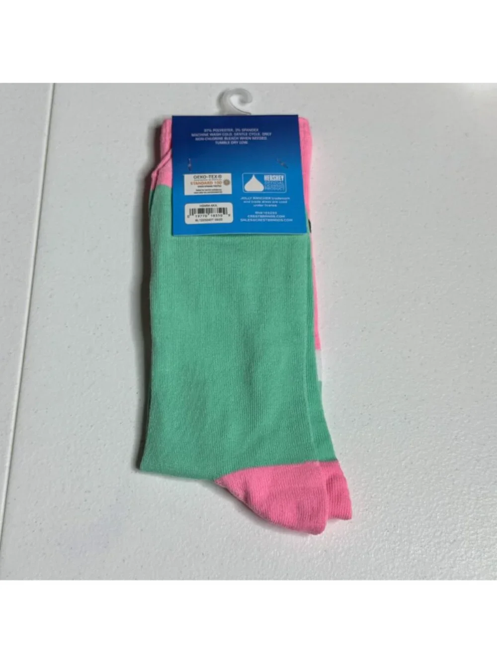 Jolly Rancher Watermelon Crew Socks Womens 10-13 Candy Novelty NWT